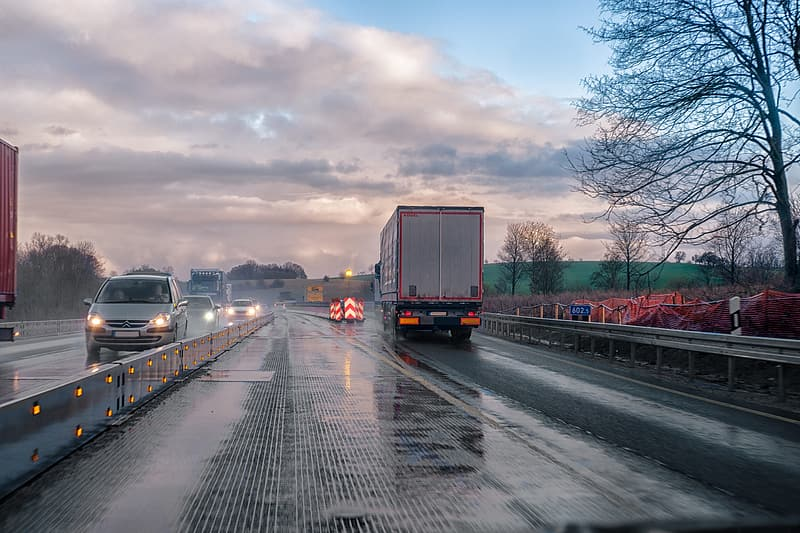 Freight Truck On Highway 5e728c0312b30