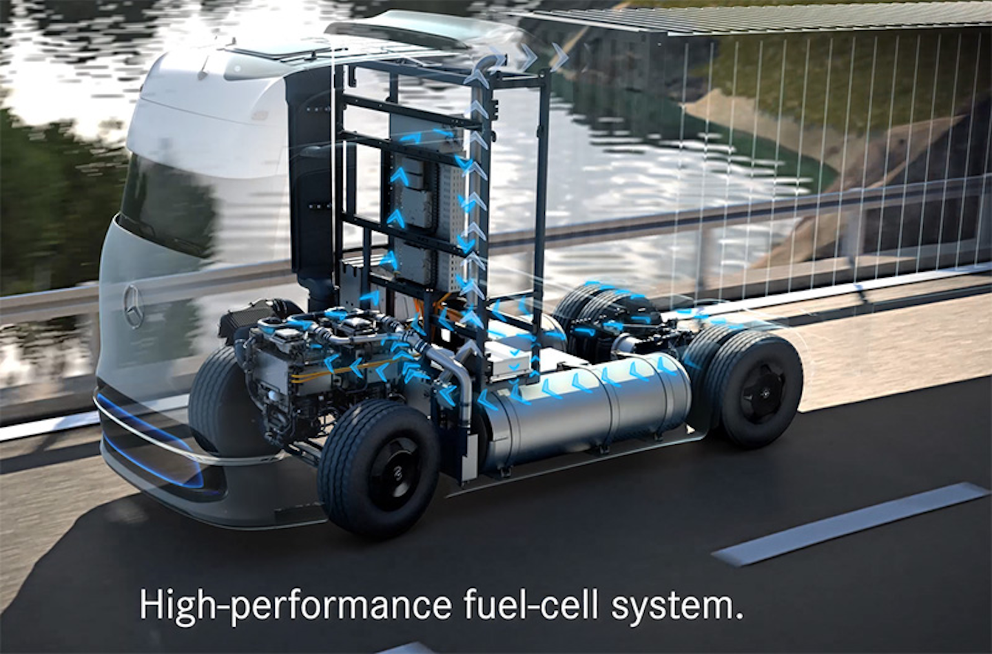 Daimler AG reveals fuel cell truck prototype; customer tests begin in