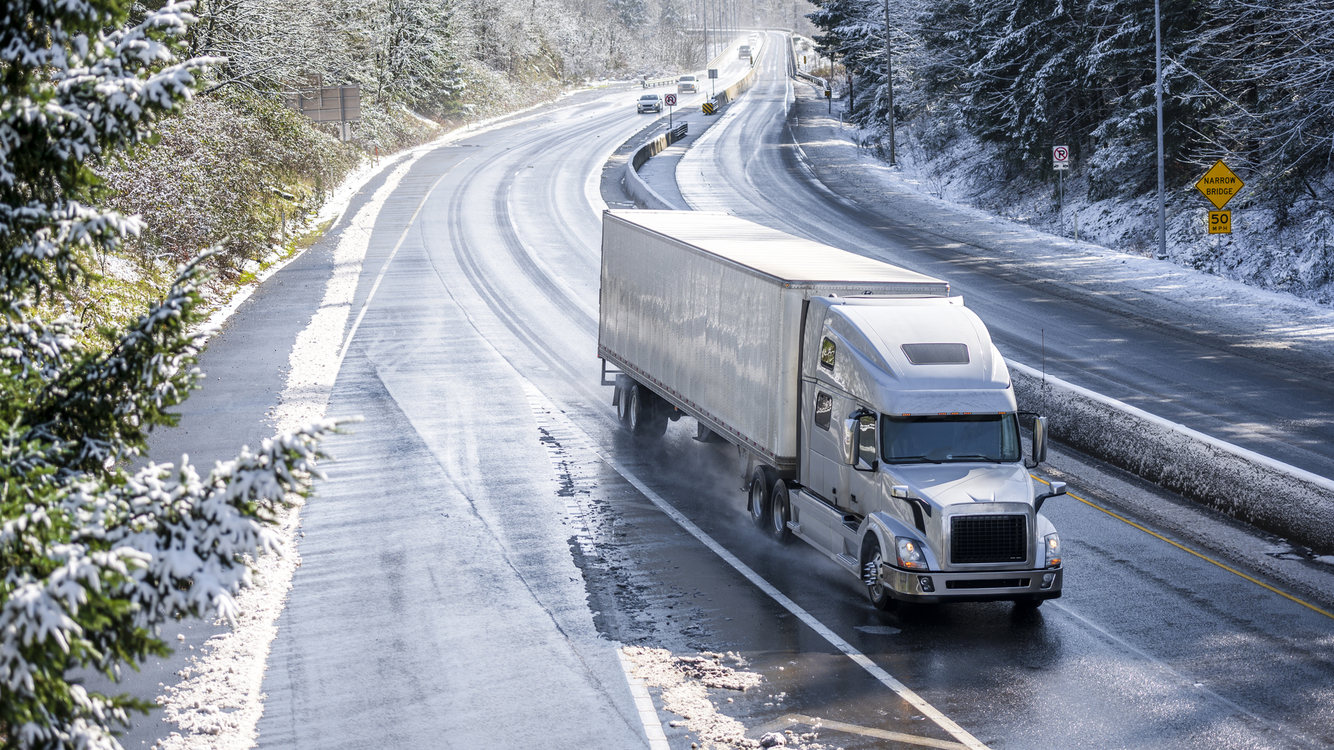 Highway Snow Winter Truck Vitpho Dreamstime 5fa2c414c8044