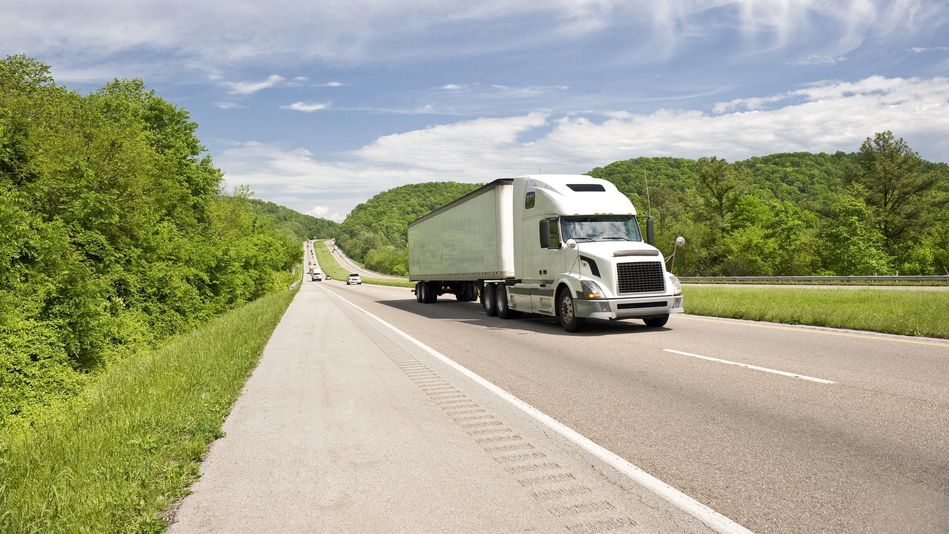 Semi Truck Highway Carolyn Franks Dreamstime 5fb280af839a9