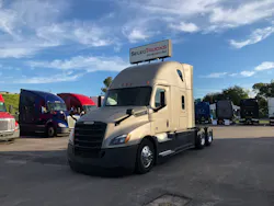 The refreshed Cascadia (MY2018 or later) is starting to hit the secondary market, though in 2021, 'not everybody's going to be able to get their hands on them,' said Mary Aufdemberg, president and general manager of Daimler Trucks Remarketing. The refreshed Cascadia (MY2018 or later) is starting to hit the secondary market, though in 2021, 'not everybody's going to be able to get their hands on them,' said Mary Aufdemberg, president and general manager of Daimler Trucks Remarketing.