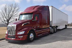 The intake bezel echoes the design of the bird on the hood, while the side lamp is recessed slightly into the hood for better aerodynamics—further examples of the attention to detail that went into the new 579. The intake bezel echoes the design of the bird on the hood, while the side lamp is recessed slightly into the hood for better aerodynamics—further examples of the attention to detail that went into the new 579.