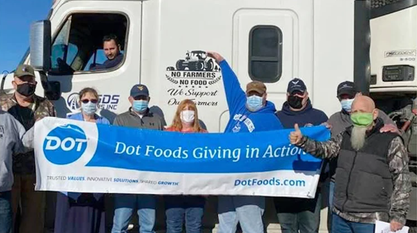 West Virginia Baptist received 38,000 pounds of food from Dot Foods and delivered it to residents of Houston.