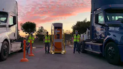 Dtna Electric Trucks Charging With People 623b1c85b34e4 Dtna Electric Trucks Charging With People 623b1c85b34e4