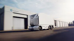 An Einride Pod in use at GE Appliances’ terminal Appliance Park terminal in Louisville, Kentucky. An Einride Pod in use at GE Appliances’ terminal Appliance Park terminal in Louisville, Kentucky.