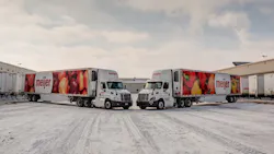 Meijer equipment at one of its two terminals in Michigan. Meijer equipment at one of its two terminals in Michigan.