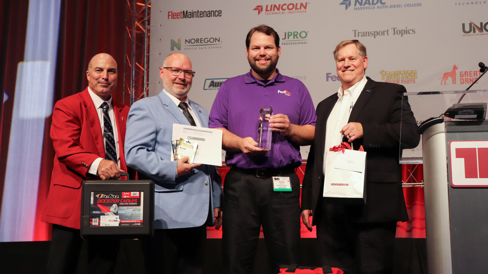 FedEx Freight technician Phillip Pinter became TMCSuperTech Grand Champion for the second time during the Sept. 25-26 competition in Cleveland.