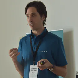 Manuel Aguirre, Volvo’s head of charging and infrastructure solutions for North America, who helped lead the summit session on the OEM’s charging and infrastructure solutions. Manuel Aguirre, Volvo’s head of charging and infrastructure solutions for North America, who helped lead the summit session on the OEM’s charging and infrastructure solutions.