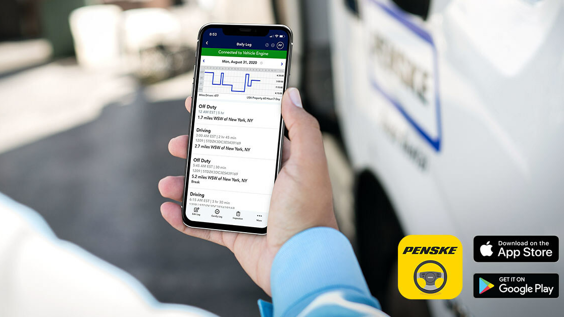 Penske Connected Fleet Driver App 63dbc9155ee34