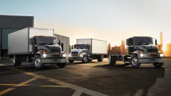 The new MD Electric initially will cater to vocational applications such as van, refrigerated, flatbed, and dump, Mack officials said at the March 8 media event at Work Truck Week 2023 where they deputed the electric truck. The new MD Electric initially will cater to vocational applications such as van, refrigerated, flatbed, and dump, Mack officials said at the March 8 media event at Work Truck Week 2023 where they deputed the electric truck.