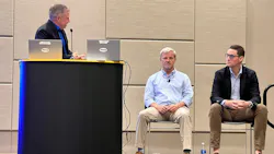 Byron Trantham (middle) and Jake Von Feldt (right) discuss ISAAC implementation with Matt Ruth (left). Byron Trantham (middle) and Jake Von Feldt (right) discuss ISAAC implementation with Matt Ruth (left).