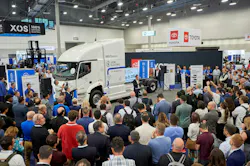 Lion Electric Company unveiled the Lion8 Tractor, an electric Class 8 truck, during ACT Expo. Lion Electric Company unveiled the Lion8 Tractor, an electric Class 8 truck, during ACT Expo.