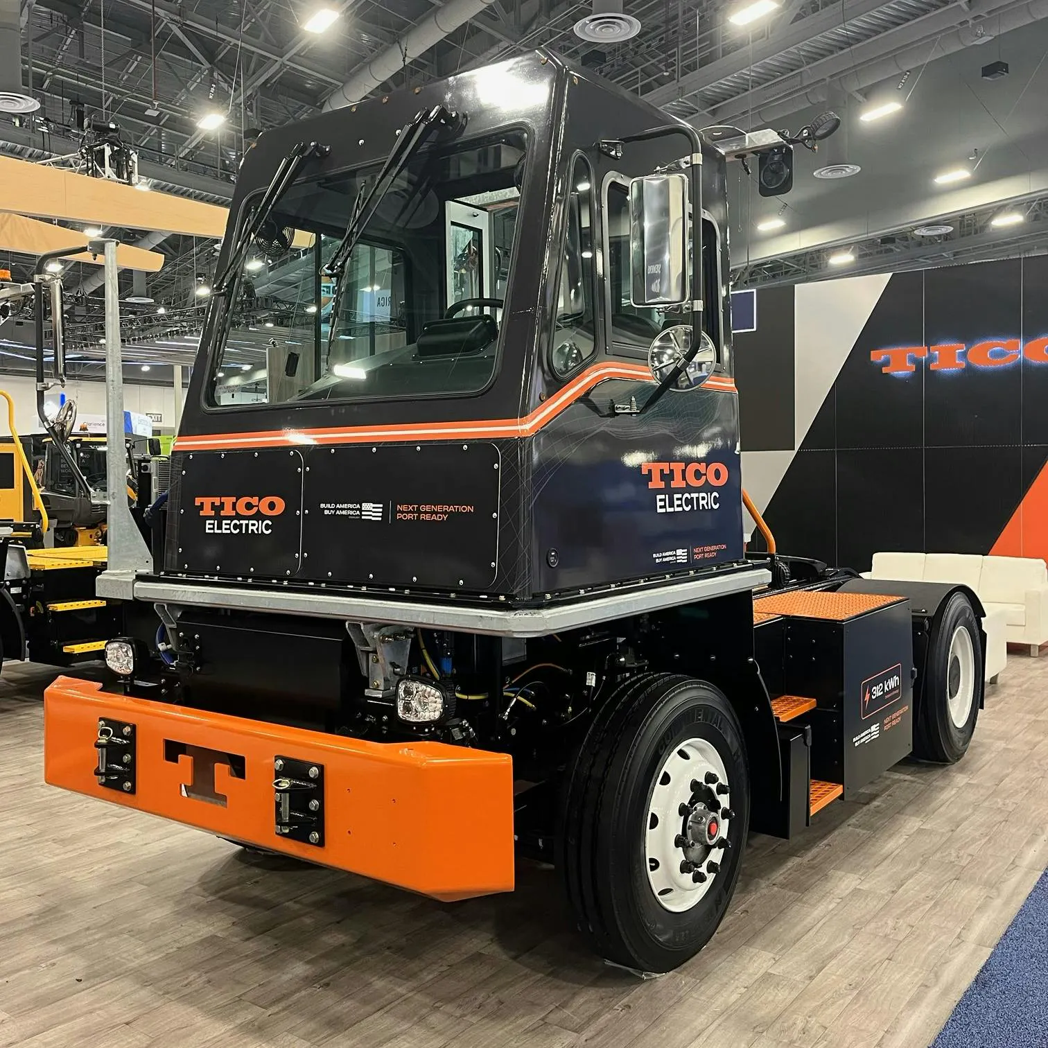 Pro-Spotter Electric Terminal Tractor from TICO at ACT Expo. Pro-Spotter Electric Terminal Tractor from TICO at ACT Expo.
