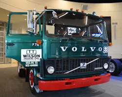 The 1982 Volvo F7 model was the first Volvo truck to be built in the U.S. The 1982 Volvo F7 model was the first Volvo truck to be built in the U.S.