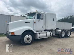 A 1994 International 9400 sleeper model. A 1994 International 9400 sleeper model.