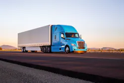 The modern Freightliner Cascadia is the best-selling Class 8 truck in North America. The modern Freightliner Cascadia is the best-selling Class 8 truck in North America.
