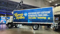 Wabash displayed its Acutherm refrigerated truck body utilizing EcoNex composite panels at Wabash Ignite. Wabash displayed its Acutherm refrigerated truck body utilizing EcoNex composite panels at Wabash Ignite.