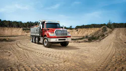 The new sloped hood design and LED headlamps help increase driver visibility. In addition, under-hood lights assist with inspections in low-light environments, while an integrated fluid check in the driver display simplifies the pre-trip inspection process. The new sloped hood design and LED headlamps help increase driver visibility. In addition, under-hood lights assist with inspections in low-light environments, while an integrated fluid check in the driver display simplifies the pre-trip inspection process.