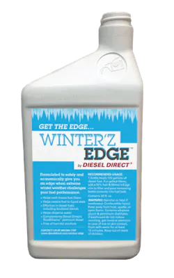 Winter’z Edge helps prevent issues caused by water accumulation, such as fuel line icing and filter blockages, which can lead to costly downtime. Winter’z Edge helps prevent issues caused by water accumulation, such as fuel line icing and filter blockages, which can lead to costly downtime.