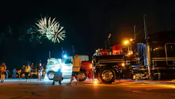 2024 SuperRigs Friday night fireworks. 2024 SuperRigs Friday night fireworks.
