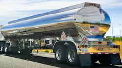 truck hauling tank trailer truck hauling tank trailer