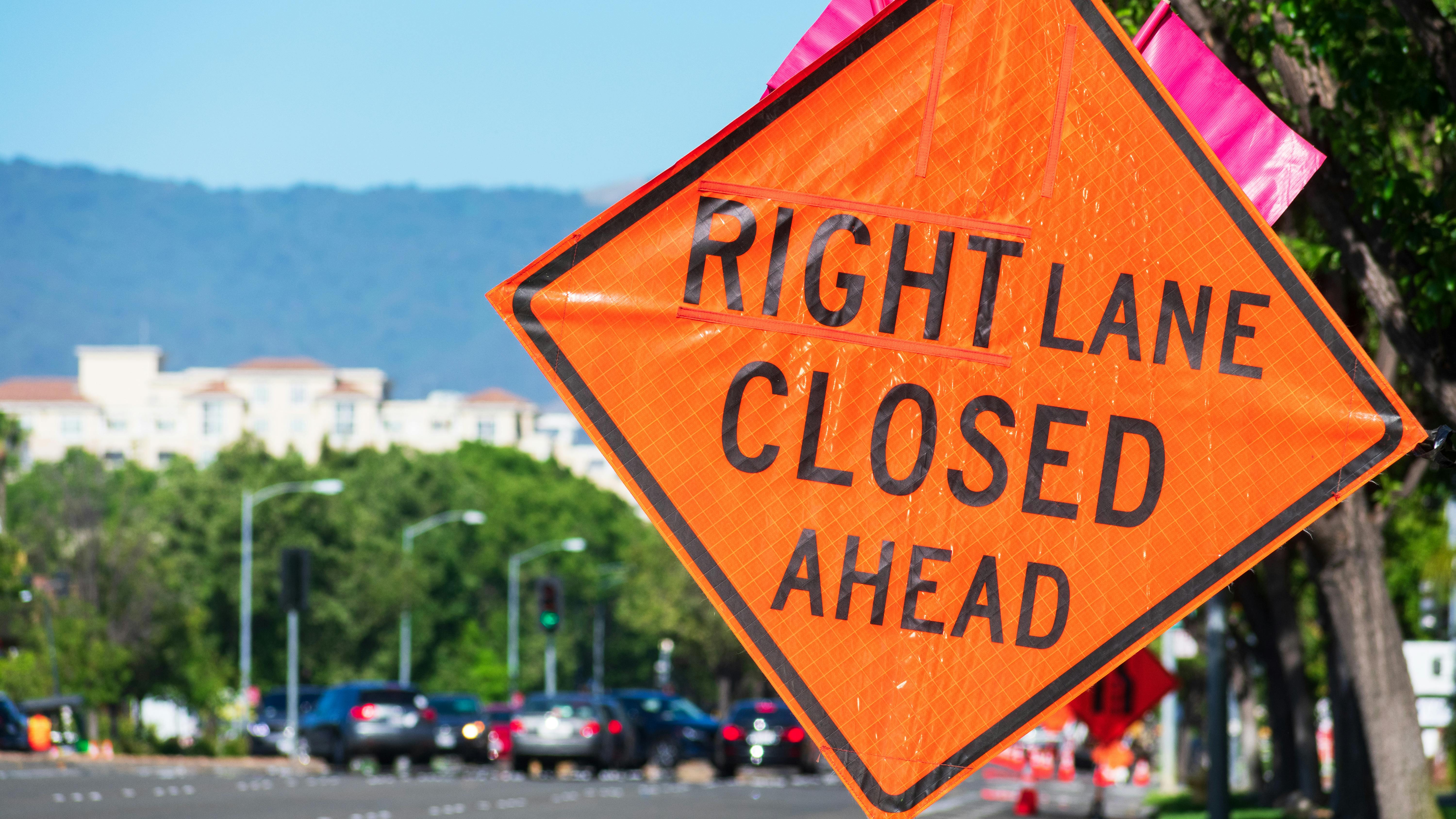 construction lane closure