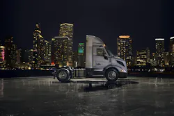 A look at the Volvo VNR 300 day cab tractor model. A look at the Volvo VNR 300 day cab tractor model.