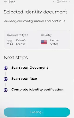 IDEMIA platform for FMCSA identity verification IDEMIA platform for FMCSA identity verification