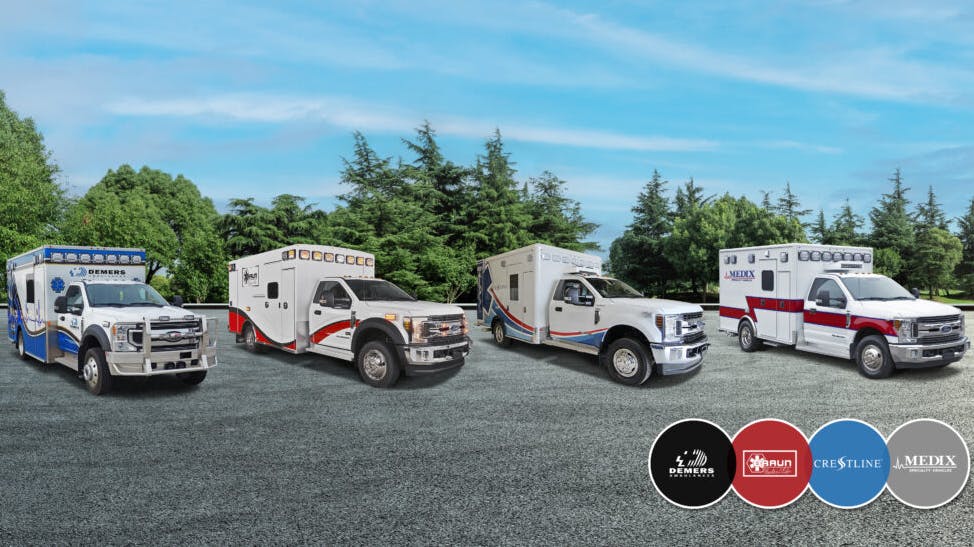 DCBM brand ambulances