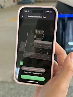 FlashBot geofenced area on smartphone app FlashBot geofenced area on smartphone app