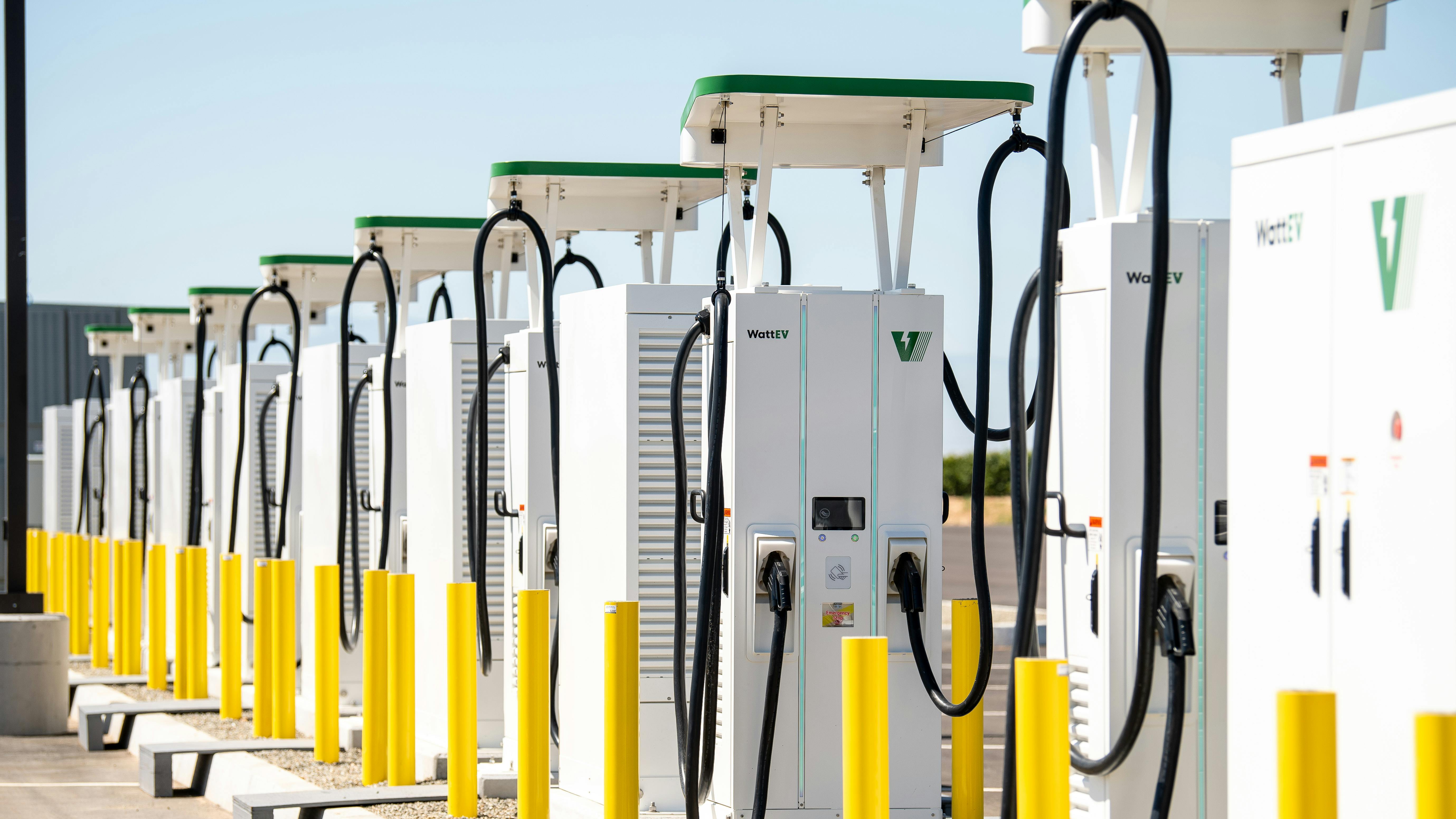 electric truck charging stations
