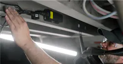 StealthNet by Phillips Connect installed on a trailer StealthNet by Phillips Connect installed on a trailer