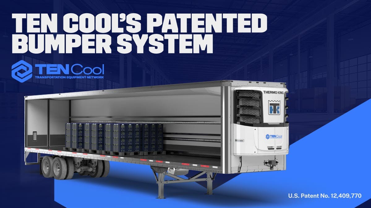 TEN Cool earns U.S. patent for bumper system to boost refrigerated trailer efficiency