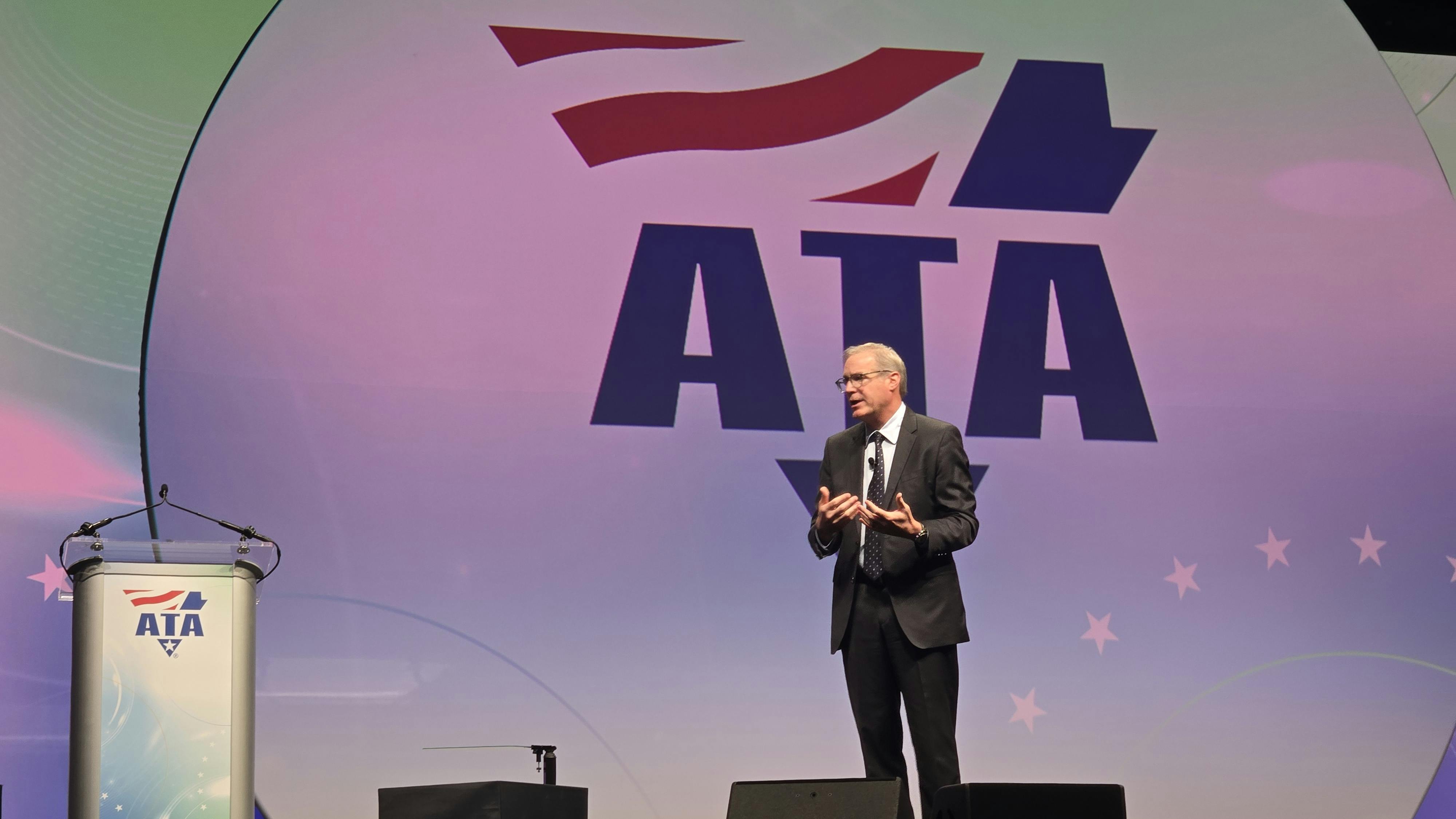 ATA urges fleets to stay the course as tariffs and weak demand pressure trucking