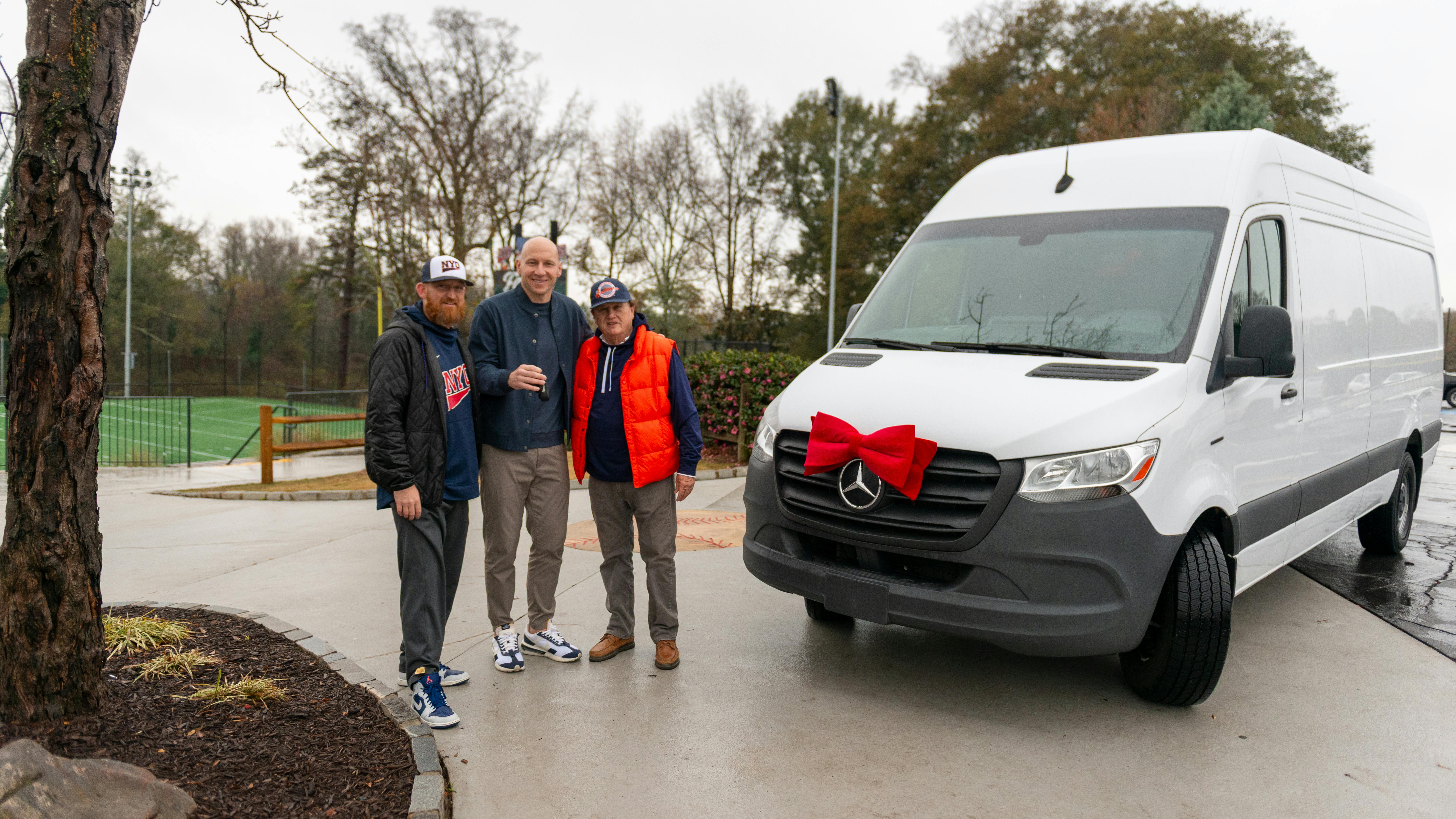 Mercedes-Benz USA donates eSprinter vans in support of the 2025 'Holidays with Love' campaign