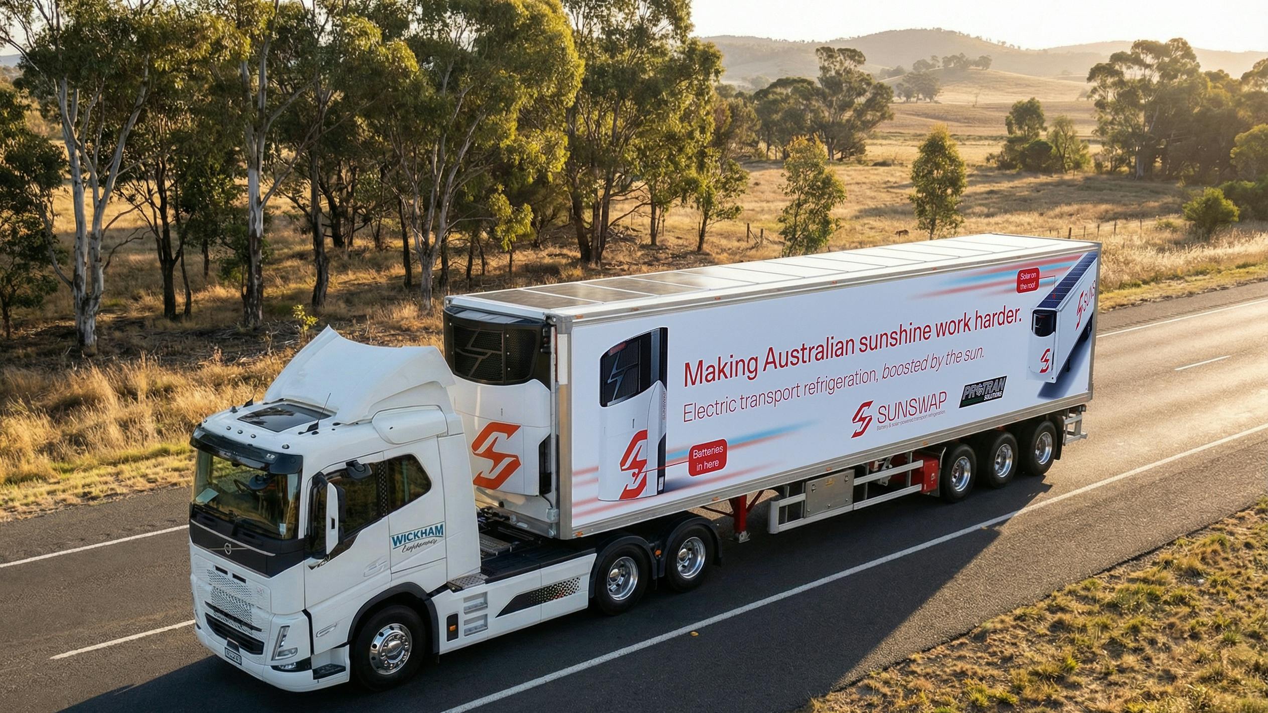 Sunswap launches Australian expansion to support zero-emission transport refrigeration