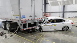 Stoughton Trailers completes 40 mph rear impact guard test to improve trailer safety Stoughton Trailers completes 40 mph rear impact guard test to improve trailer safety