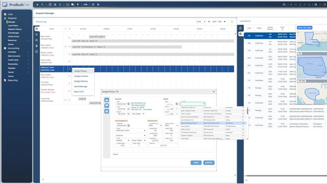 Former PCS Software founders to launch ProBuilt TMS to modernize truckload operations