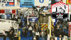 Work Truck Week show floor Work Truck Week show floor