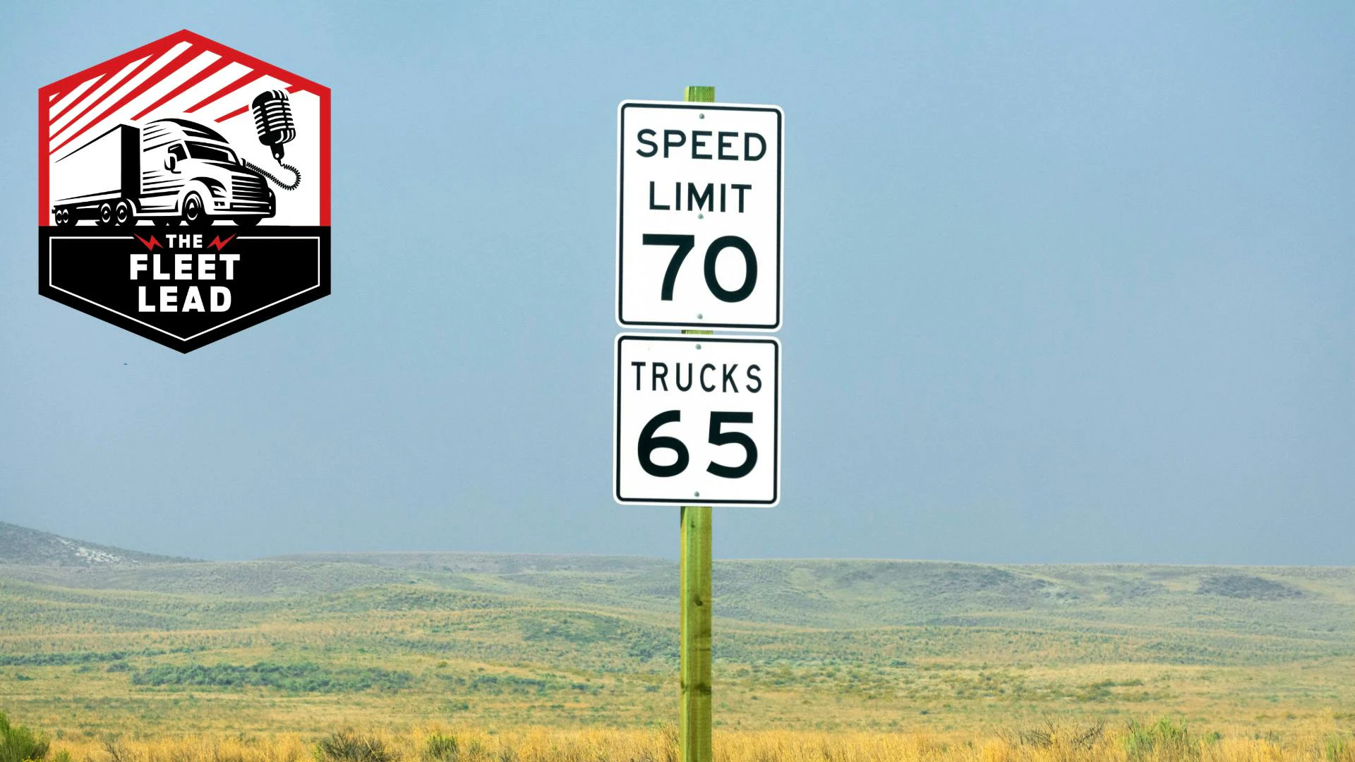 lower speed limit sign for trucks