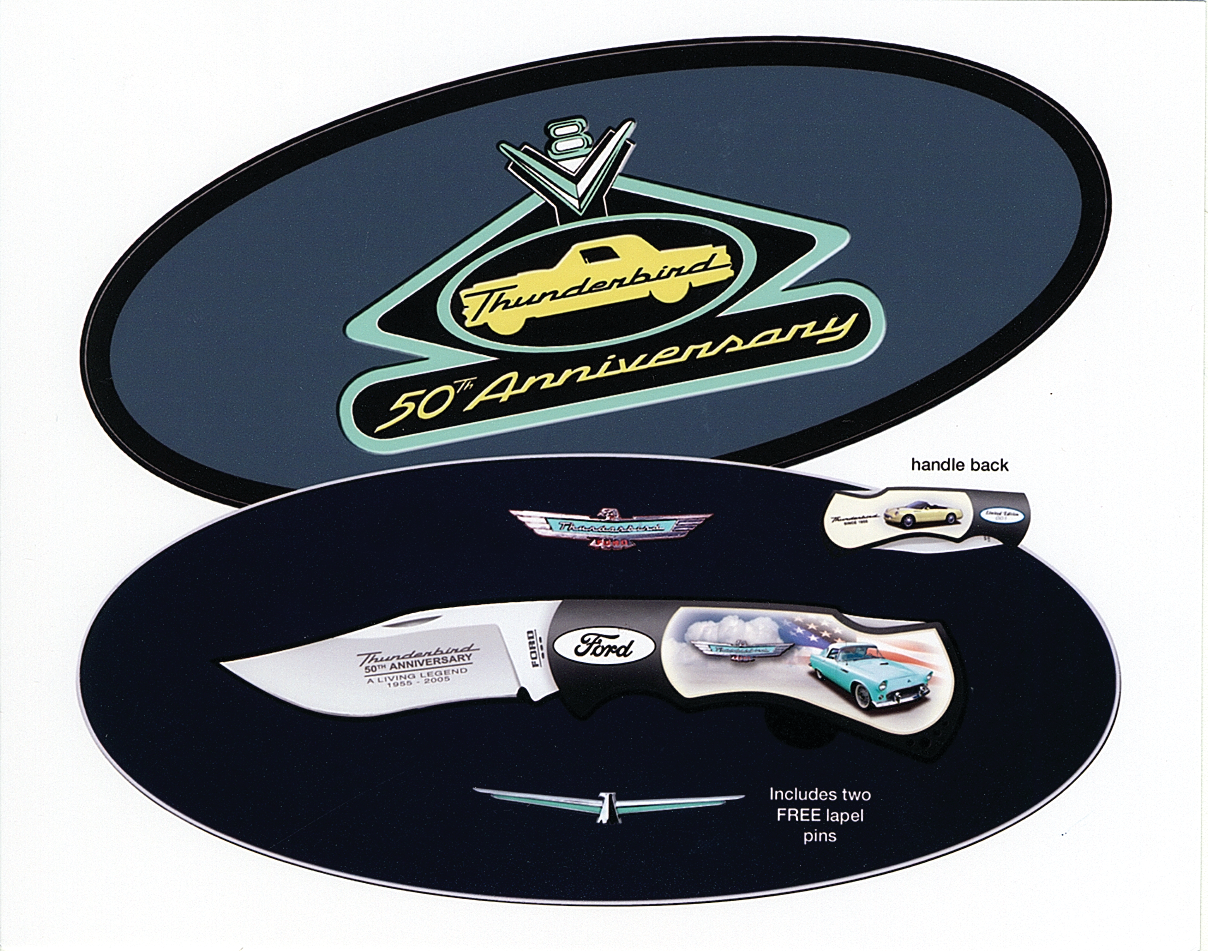 Fordthunderbird50thanniversarycommemorativeitems 10100659