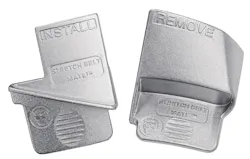 The PBT Stretch Fit Belt Kit contains two tools: a universal installation tool and a universal removal tool. The PBT Stretch Fit Belt Kit contains two tools: a universal installation tool and a universal removal tool.