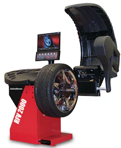 John Bean RFV 2000 Automated Diagnostic Wheel Balancer, from Snap-on. John Bean RFV 2000 Automated Diagnostic Wheel Balancer, from Snap-on.