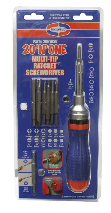 Uniweld Screwdriver No 20 N1 Clam