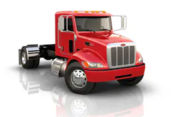 Extended Day Cab is available on Peterbilt’s entire medium duty product line. Extended Day Cab is available on Peterbilt’s entire medium duty product line.