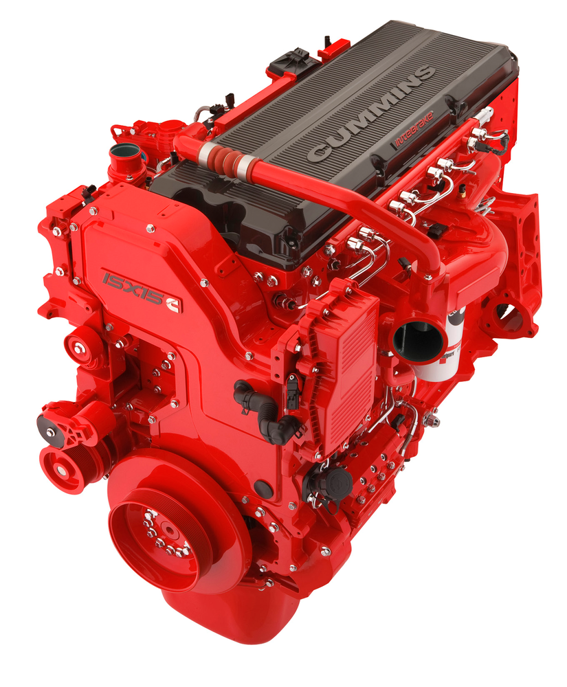Cummins ISX15 heavy duty diesel engine.