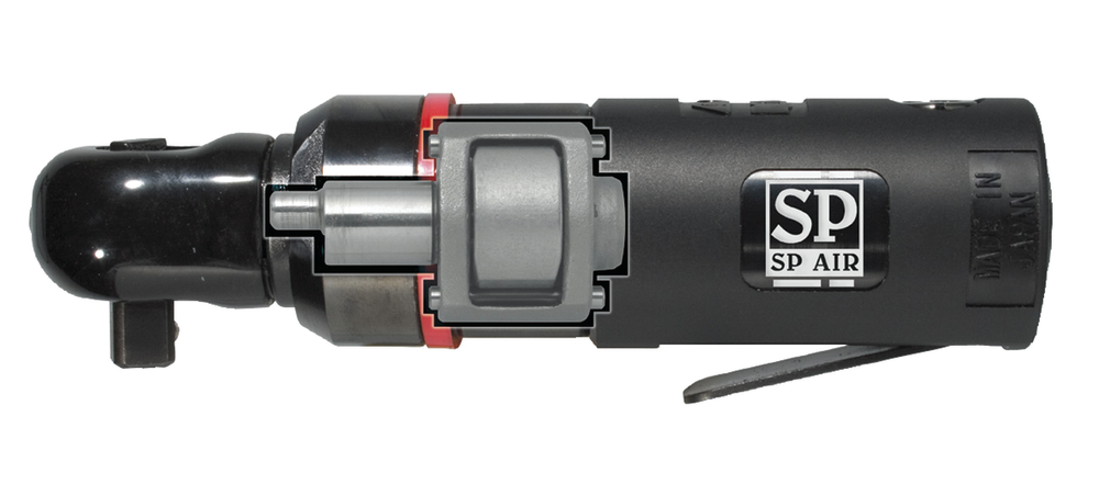 The SP Air 3/8' Mini Impact Ratchet.