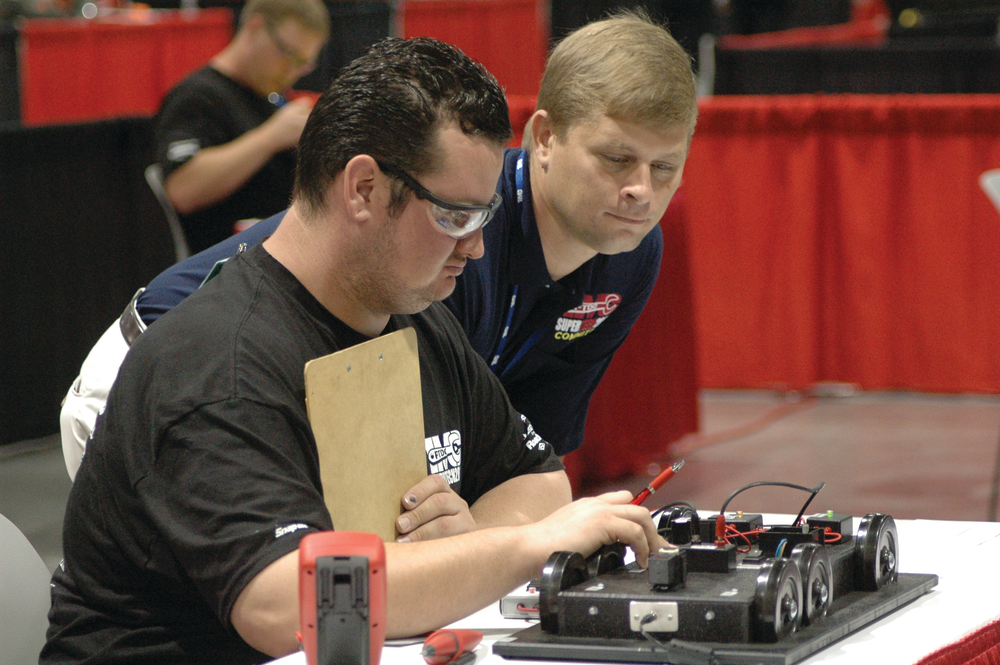 TMCSuperTech competitors have to demonstrate their knowledge, skills and aptitude with commercial vehicles while being scrutinized by ever present judges.