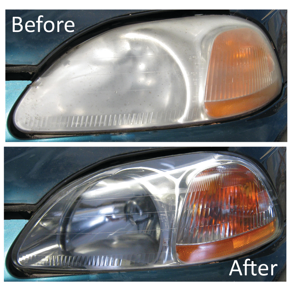 See Brighter Non-Abrasive Headlight Restoration Kit