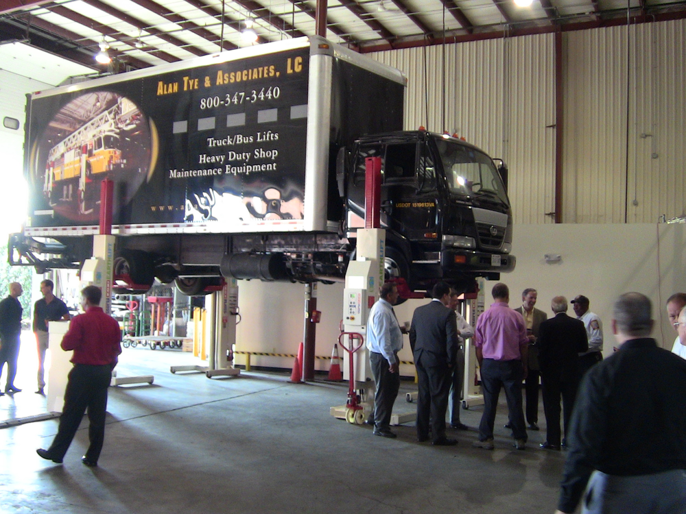 Stertil-Koni held a Demo Day at its U.S. headquarters in Stevensville, MD, to showcase it line of heavy duty vehicle lifts.